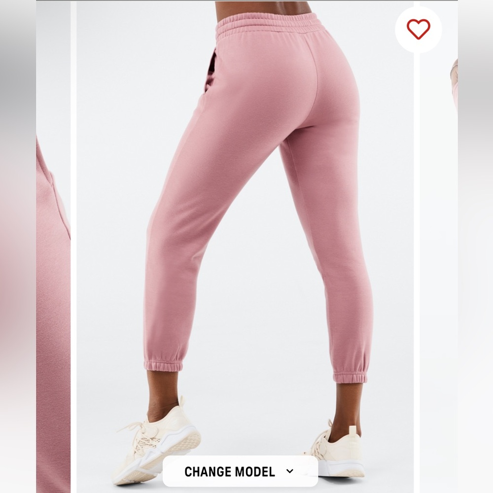 NWT- Fabletics Eco Go-To Sweatpant - Orchid Smoke (27” inseam)- Brand New!!! - Picture 5 of 9